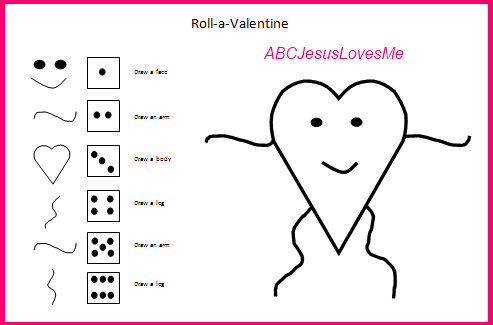 Roll-a-Valentine Game