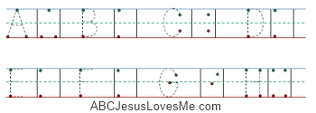 Learning to Write | ABC Jesus Loves Me