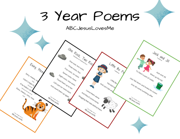 3 Year Poem Packet