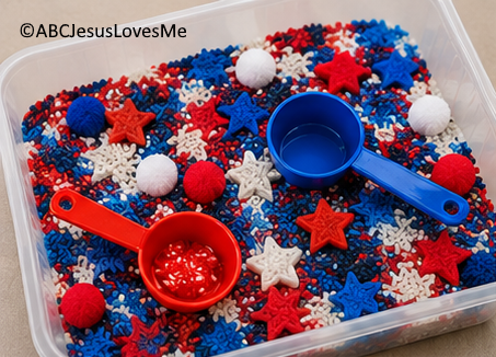 July 4th Sensory Box