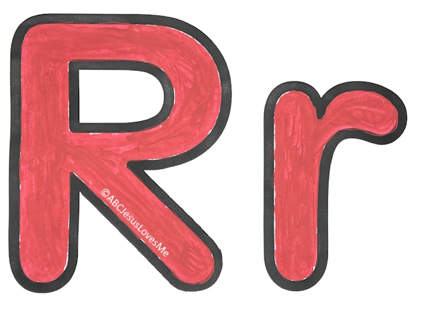 Red Letter R Poster