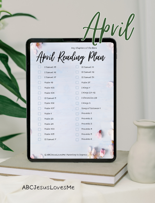 April Bible Reading Plan