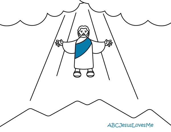 Jesus Returns to Heaven Worksheet