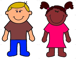 Boy and Girl Coloring Craft