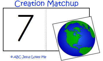 Creation Matchup File Folder Game