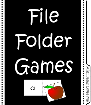 Preschool File Folder Games