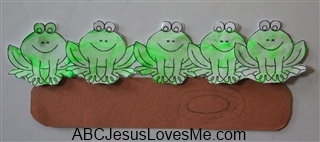Five Little Speckled Frogs Craft