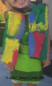 Grocery Bag Colorful Coat Craft