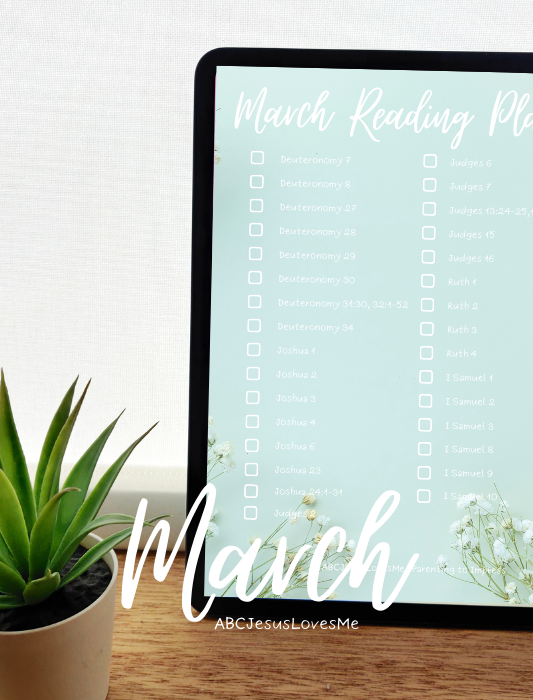 March Bible Reading Plan