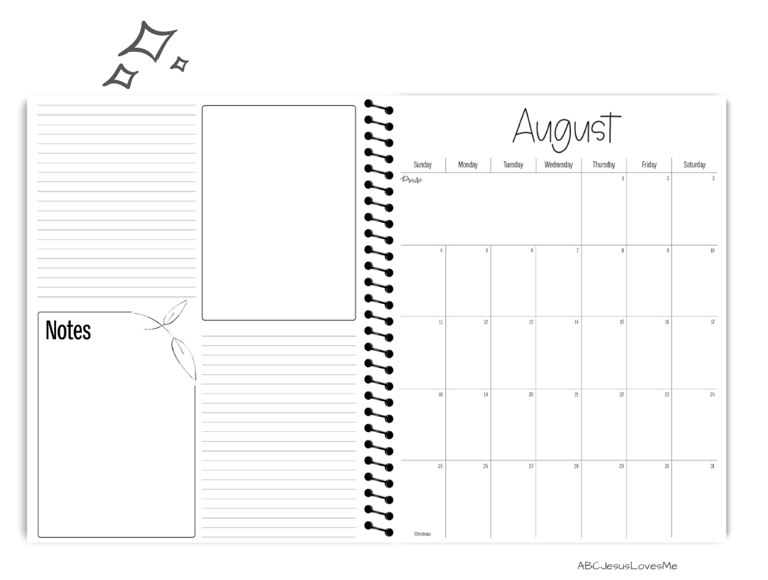Monthly Calendars