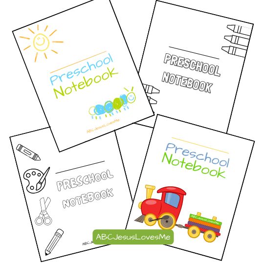 Preschool Notebook Cover Sheets
