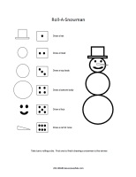 Roll-a-Snowman Worksheet