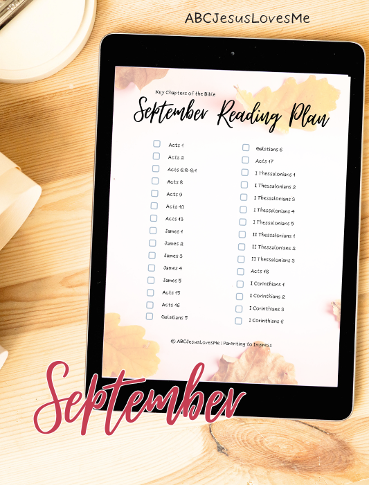 September Bible Reading Plan