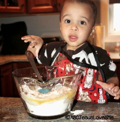 Preschool cooking.