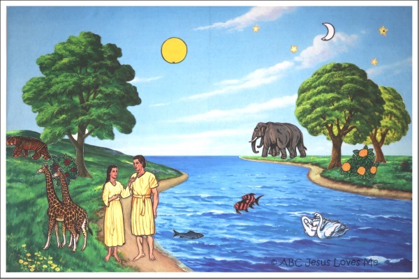 Creation Day 6 Flannelgraph Bible Story for Toddlers