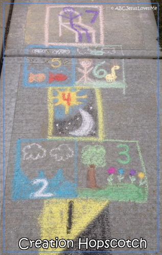 Creation Hopscotch Game for Children