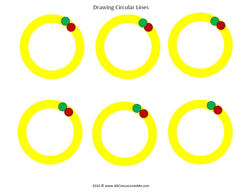 Circular Lines Worksheet