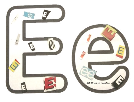 Letter E Poster
