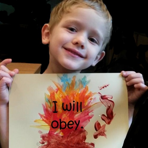 I will Obey! Craft