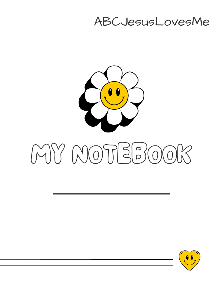 Preschool Notebook Cover Sheets