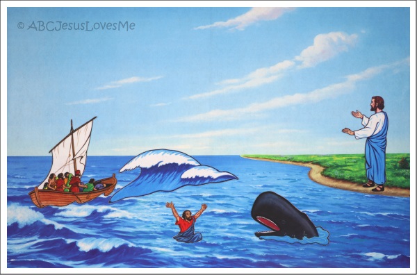 Jonah Flannelgraph Bible Story