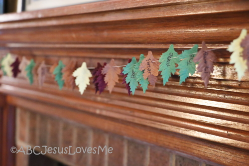 Thanksgiving Leaf Garland