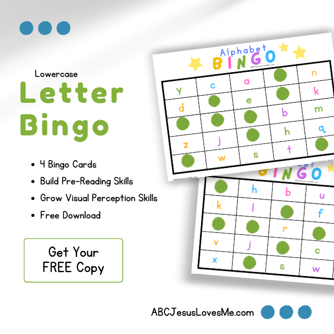 Lowercase Letter Bingo