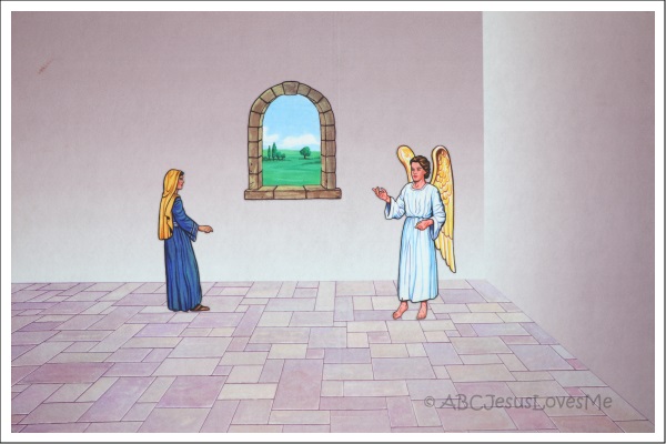 Mary and the Angel Flannelgraph Bible Story