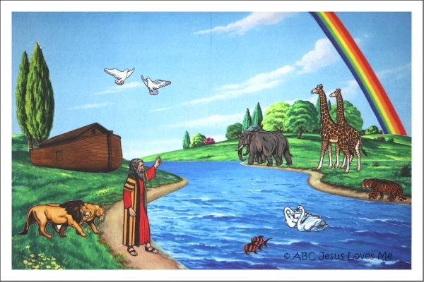 Noah's Ark Flannelgraph Bible Story