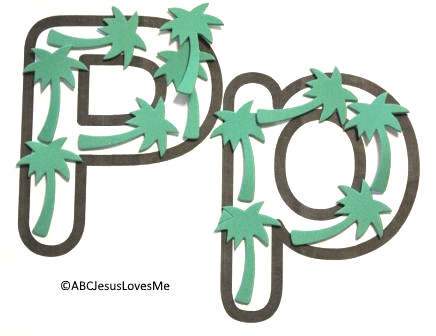 Letter P Poster Stickers