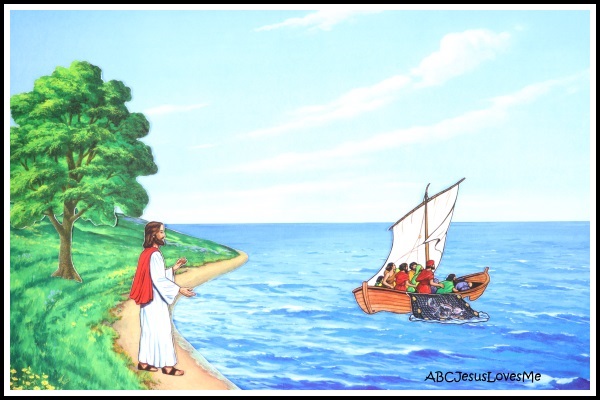 Jesus, Peter, and Fish