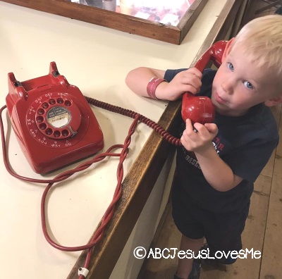 Child on a phone