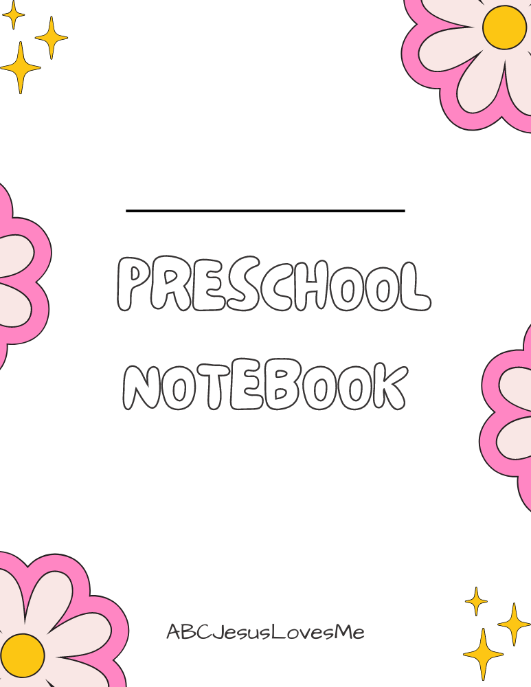 Preschool Notebook Cover Sheets