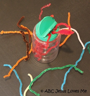 Pipe Cleaner Threading Activity