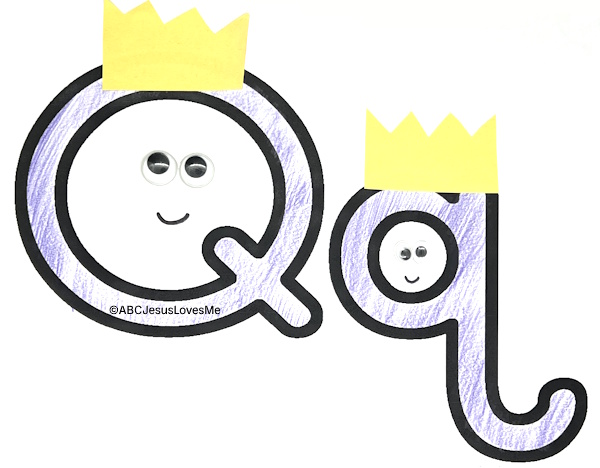 Letter Q Queen poster
