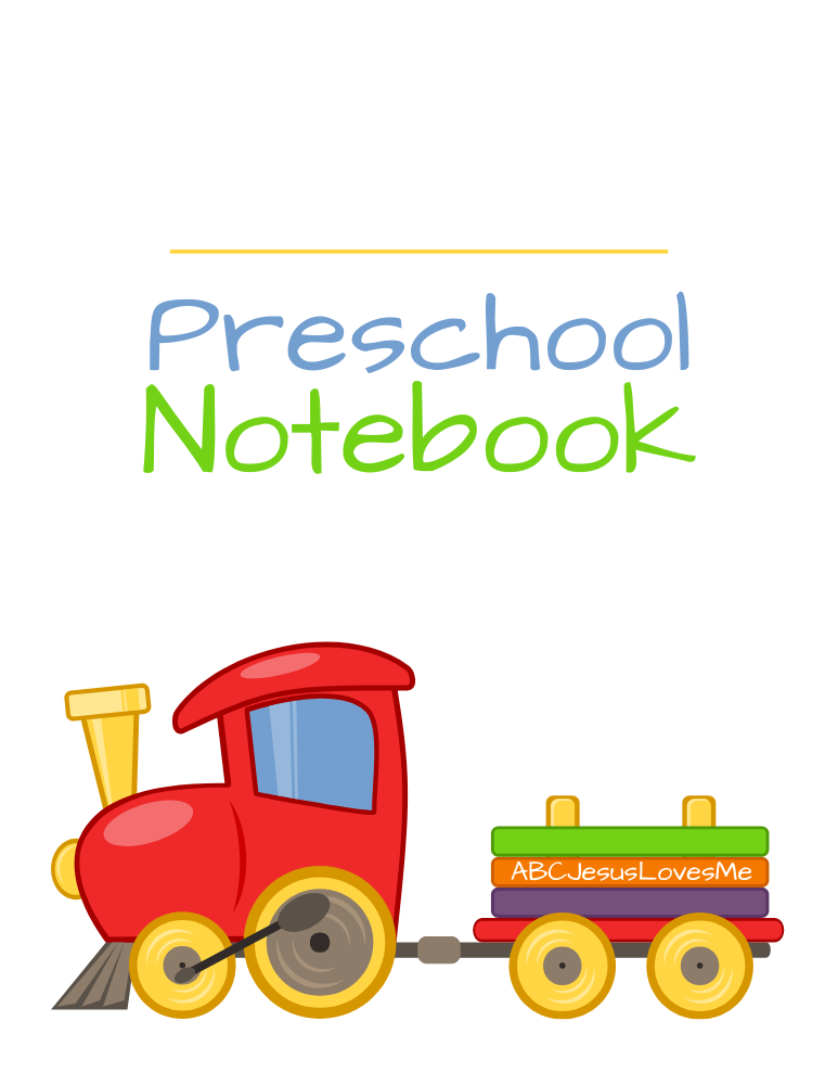 Preschool Notebook Cover Sheets