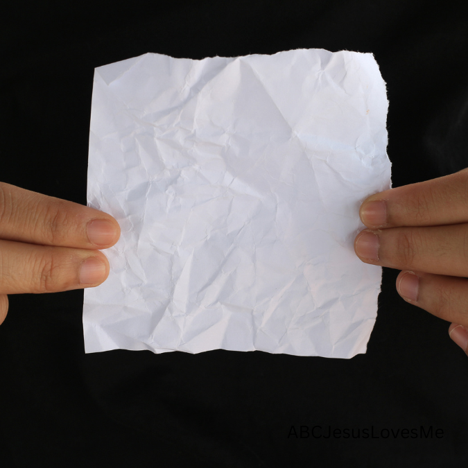 Wrinkled paper