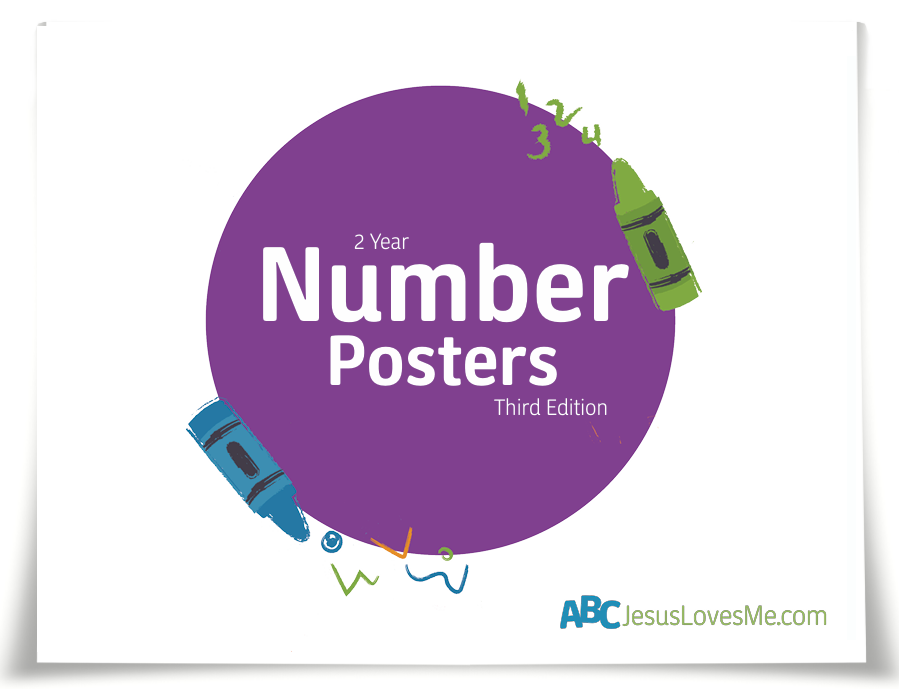 2 Year Number Posters