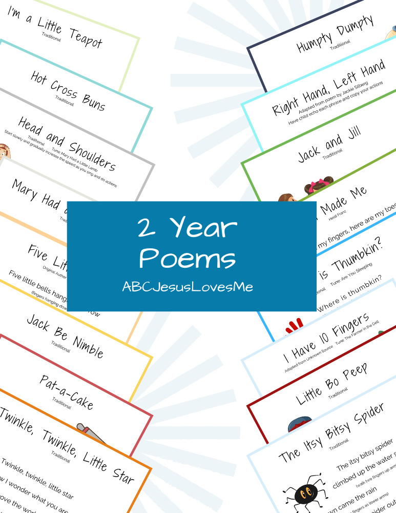 2 Year Poem Packet