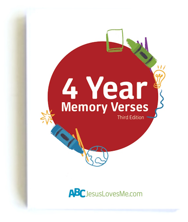 4 Year Memory Verse Packet
