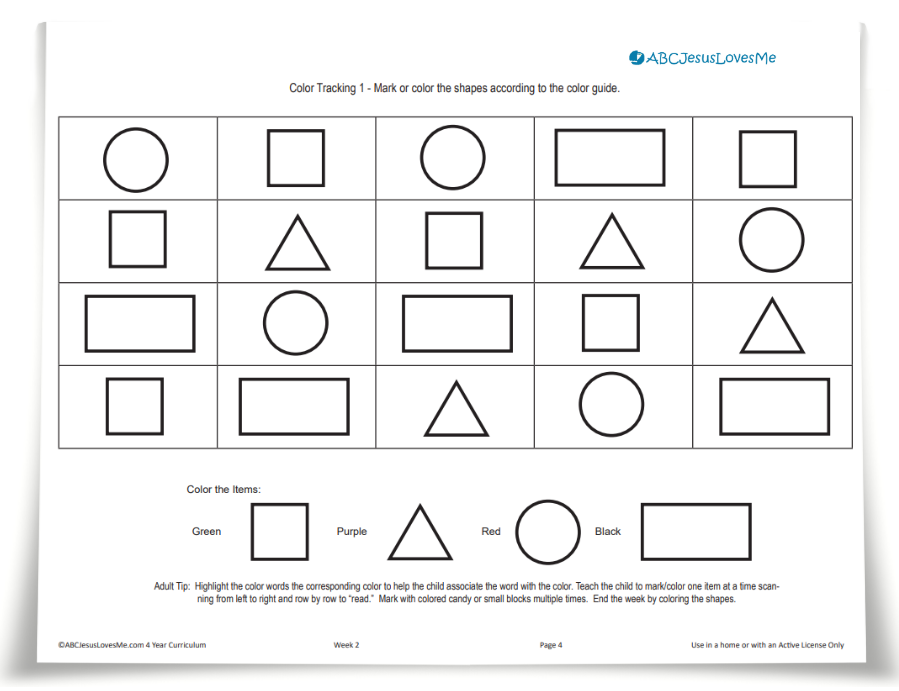 4 Year Workbook