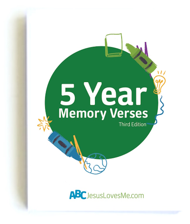 5 Year Memory Verse Packet