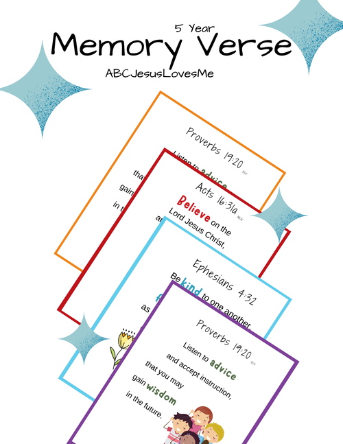 Memory Verse Packet