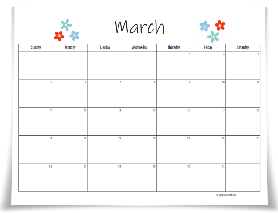 Hand and Footprint Calendar