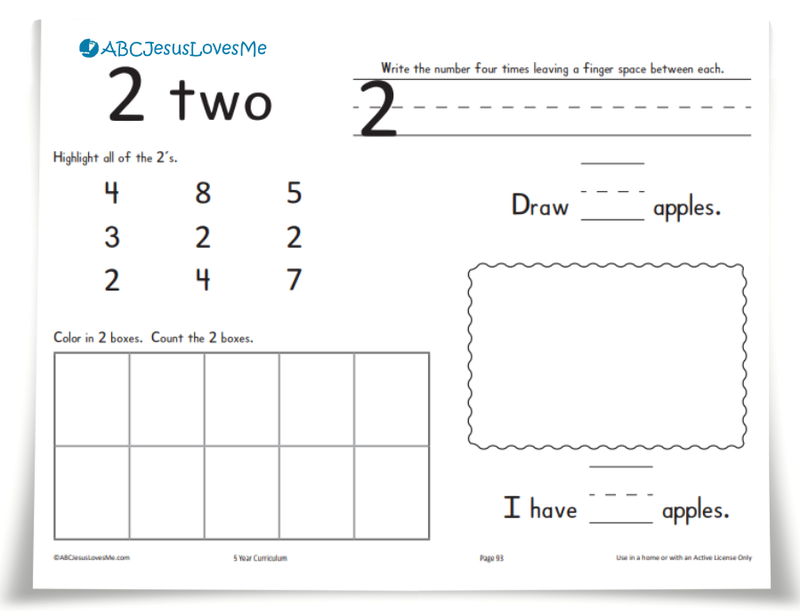 Number Handwriting Worksheets