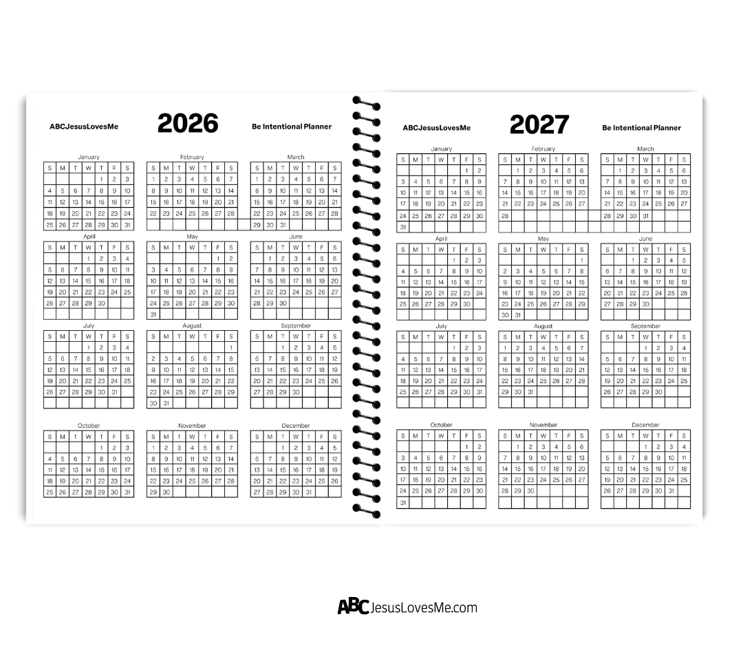 Be Intentional Planner - Large