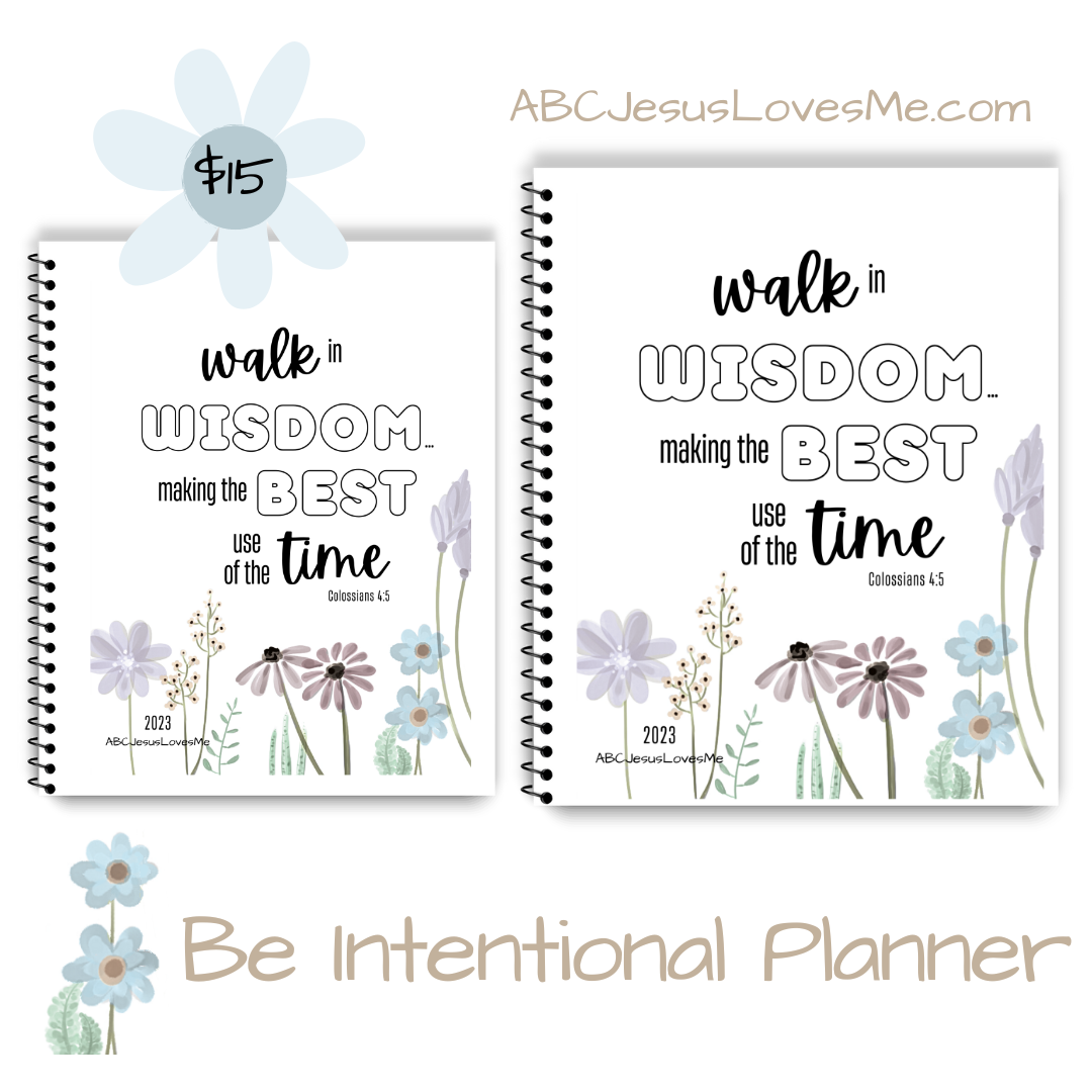 Be Intentional Planner