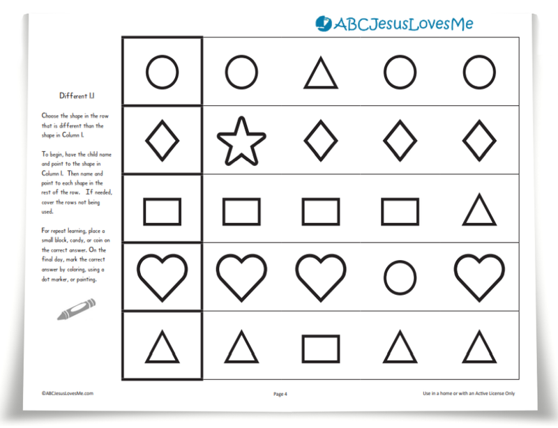 visual perception curriculum abcjesuslovesme